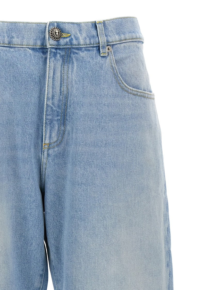 Balmain Light Blue Denim Jeans