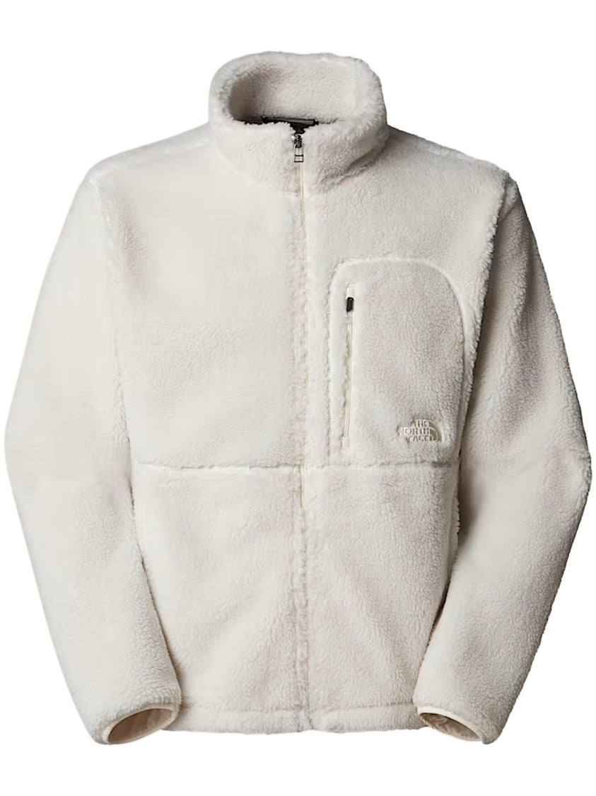 The North Face Plush Textured Jacket With Full-Zip Front