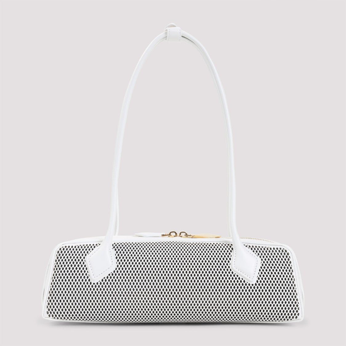 Alaïa Shoulder Bag With Distinctive Mesh Overlay