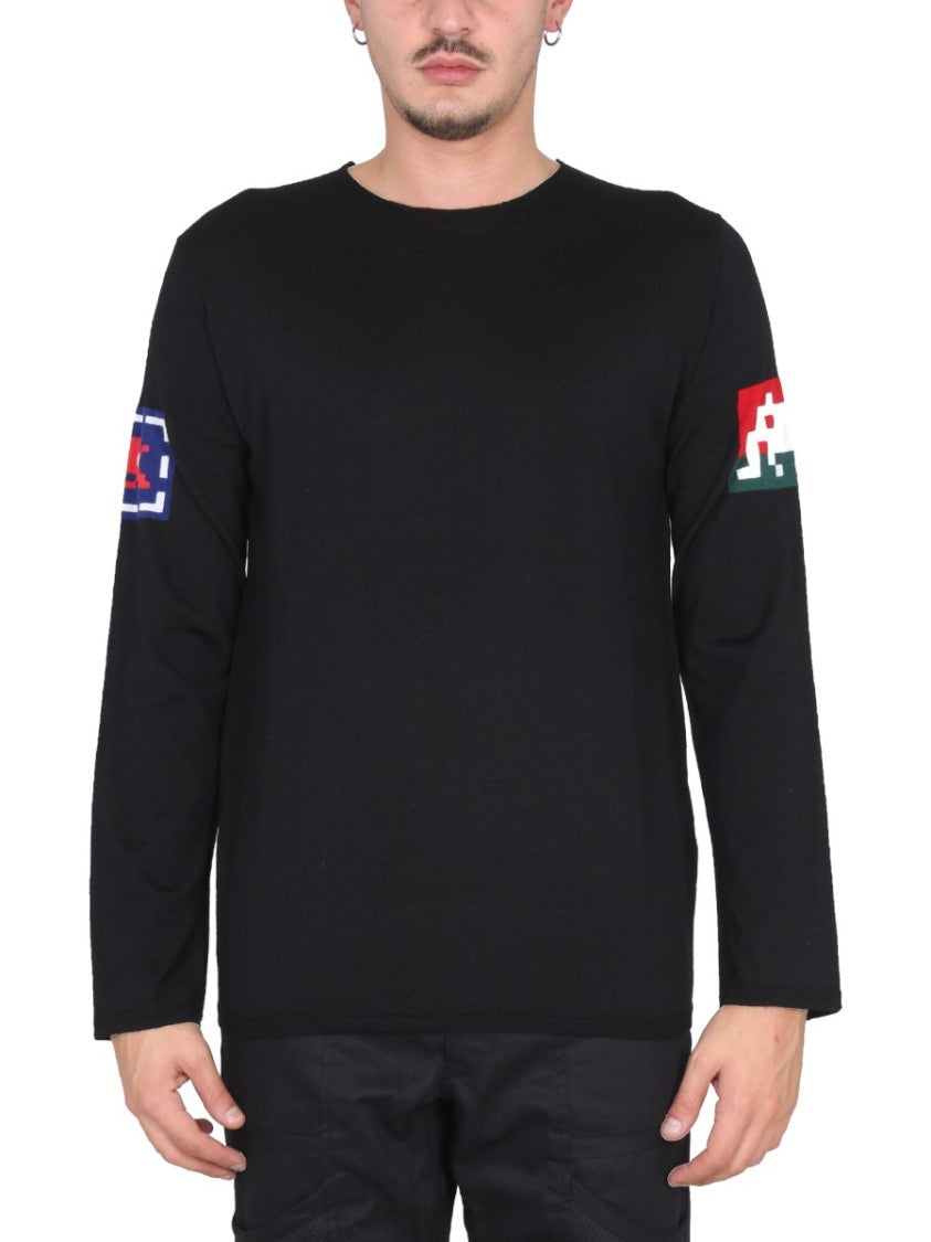 Comme Des Garçons Black Wool Jersey