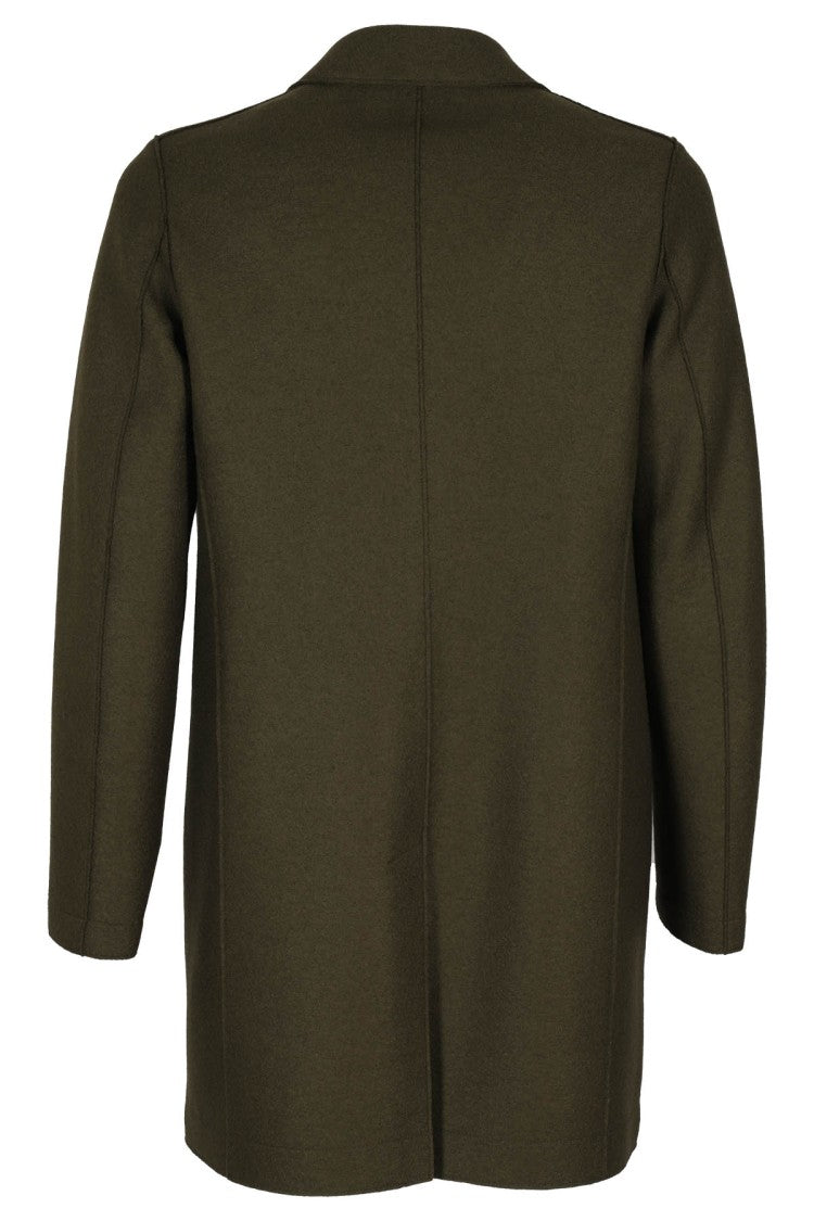Harris Wharf London Boxy Virgin Wool Coat