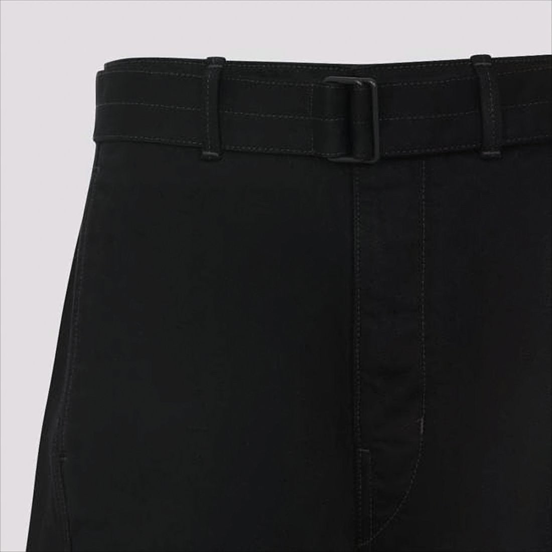Lemaire Wide-Leg Casual Pants With Rectangular Buckle