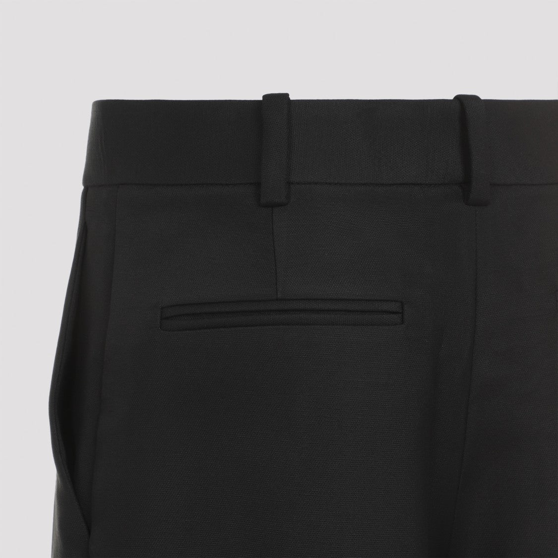 Khaite Black Wide-Leg Trouser