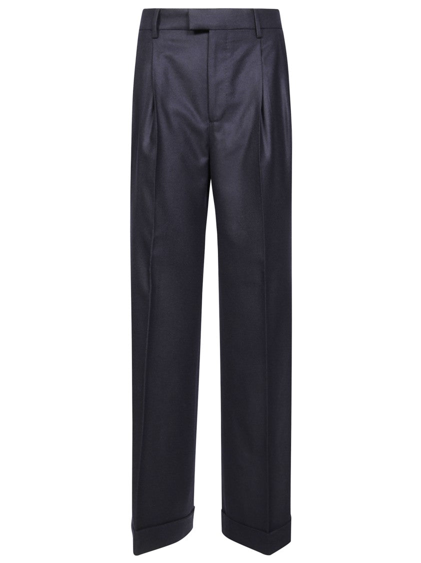 Berwich Palazzo Pinces Flanella Pants
