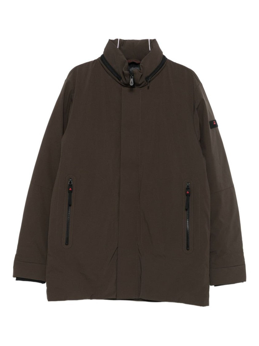 Peuterey Classic Tailored Brown Coat