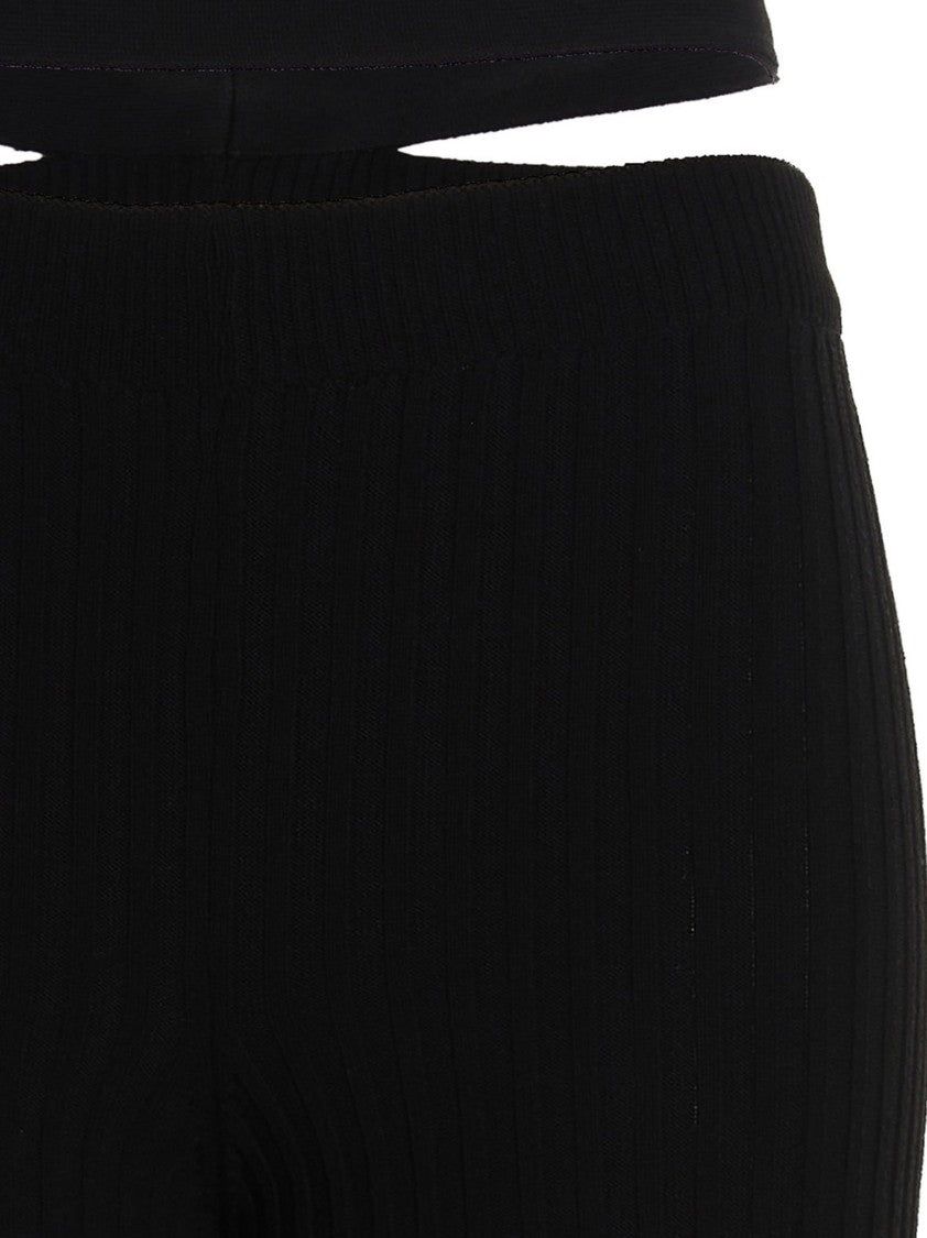 Andreâdamo Ribbed Flared Trousers