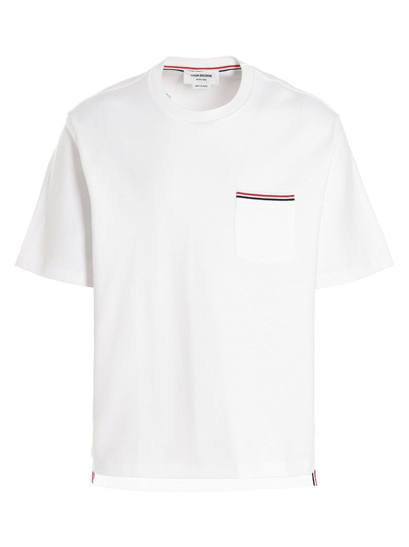 Thom Browne Oversized Crewneck Cotton T-Shirt