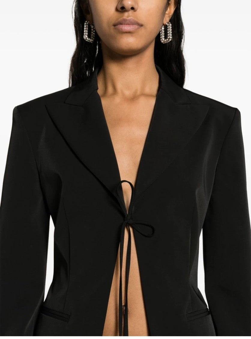 Blumarine Black Single-Breasted Jacket