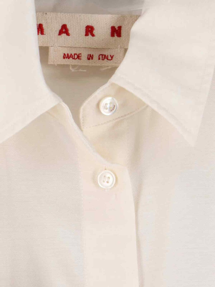 Marni Ruffle Shirt – Cream