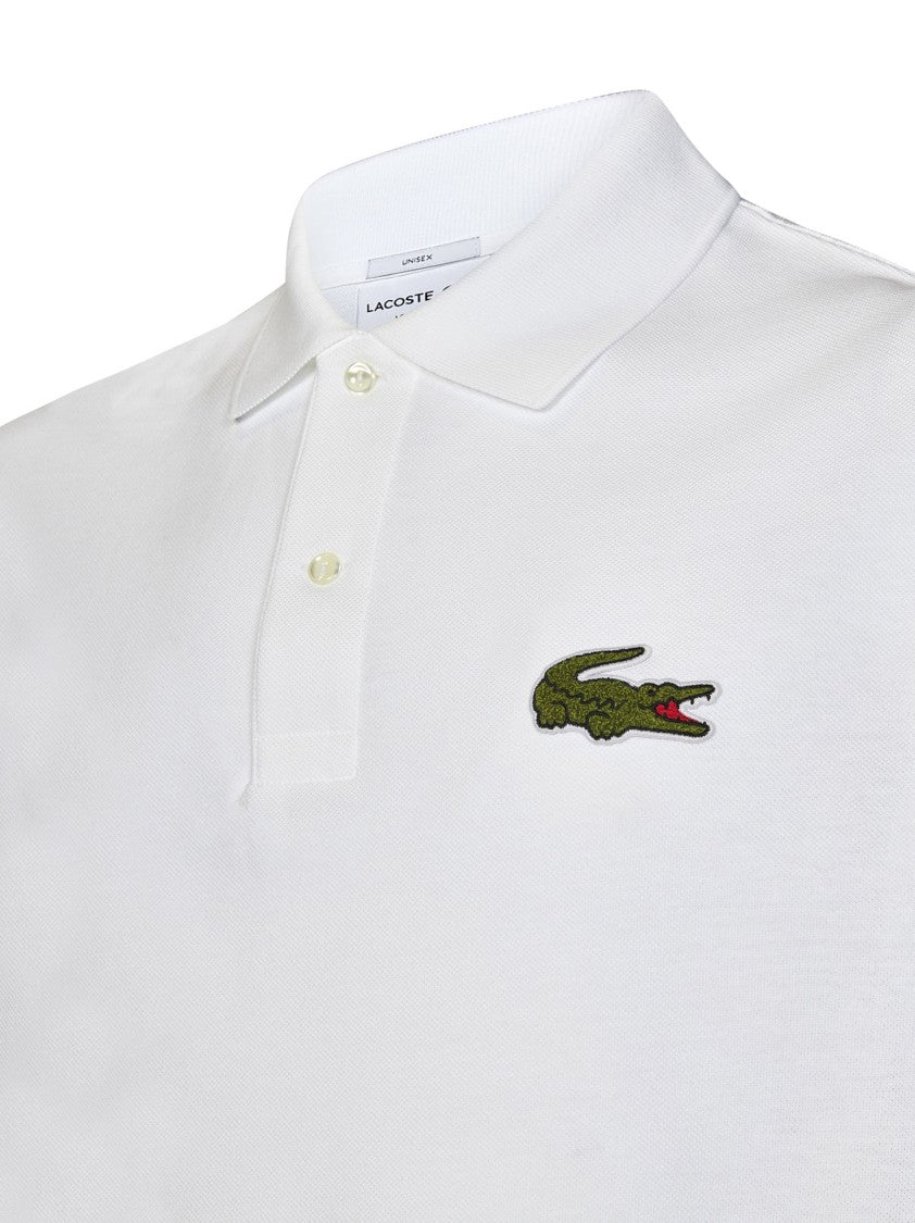 Lacoste White Organic Cotton Polo Shirt