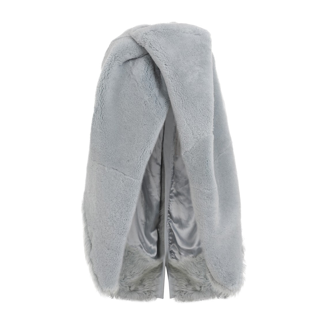 Rick Owens Short Masto Shearling Cape