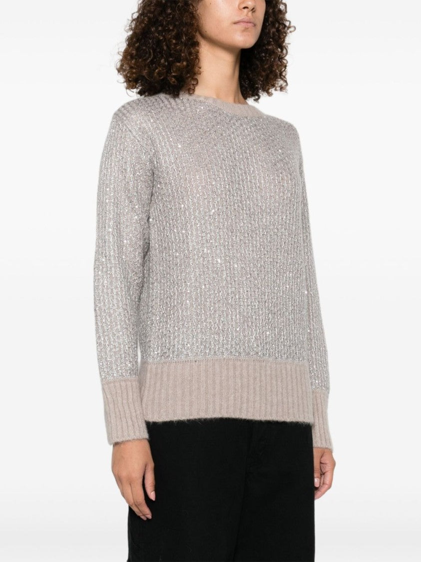 Herno Textured Knit Alpaca Blend Sweater