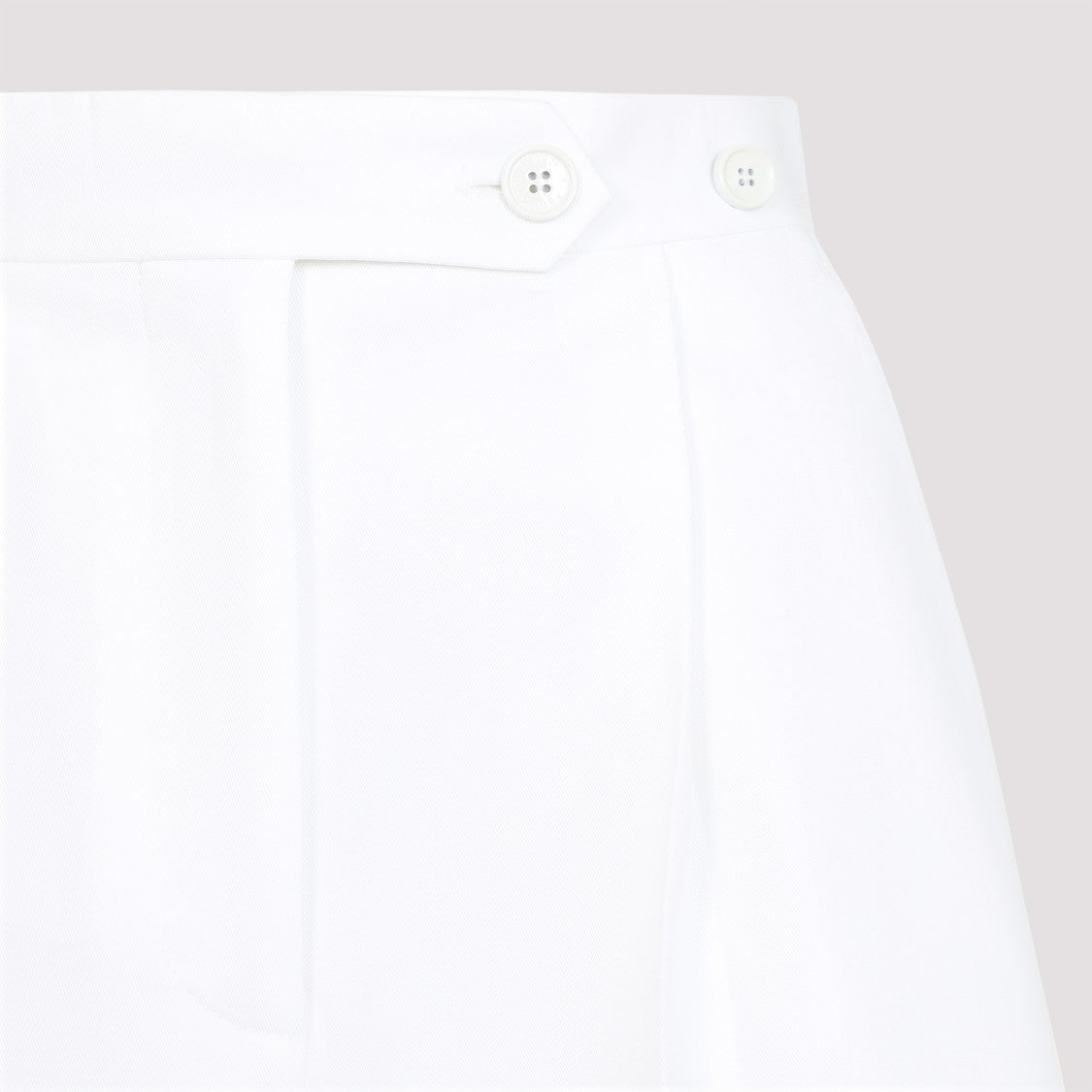 Givenchy Tailored White Wide-Leg Trousers