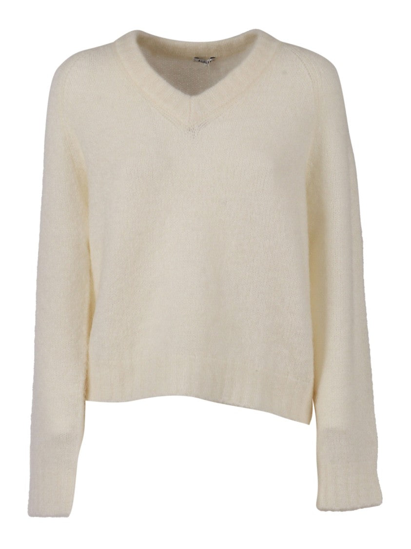 Aspesi Mohair And Wool Blend Sweater