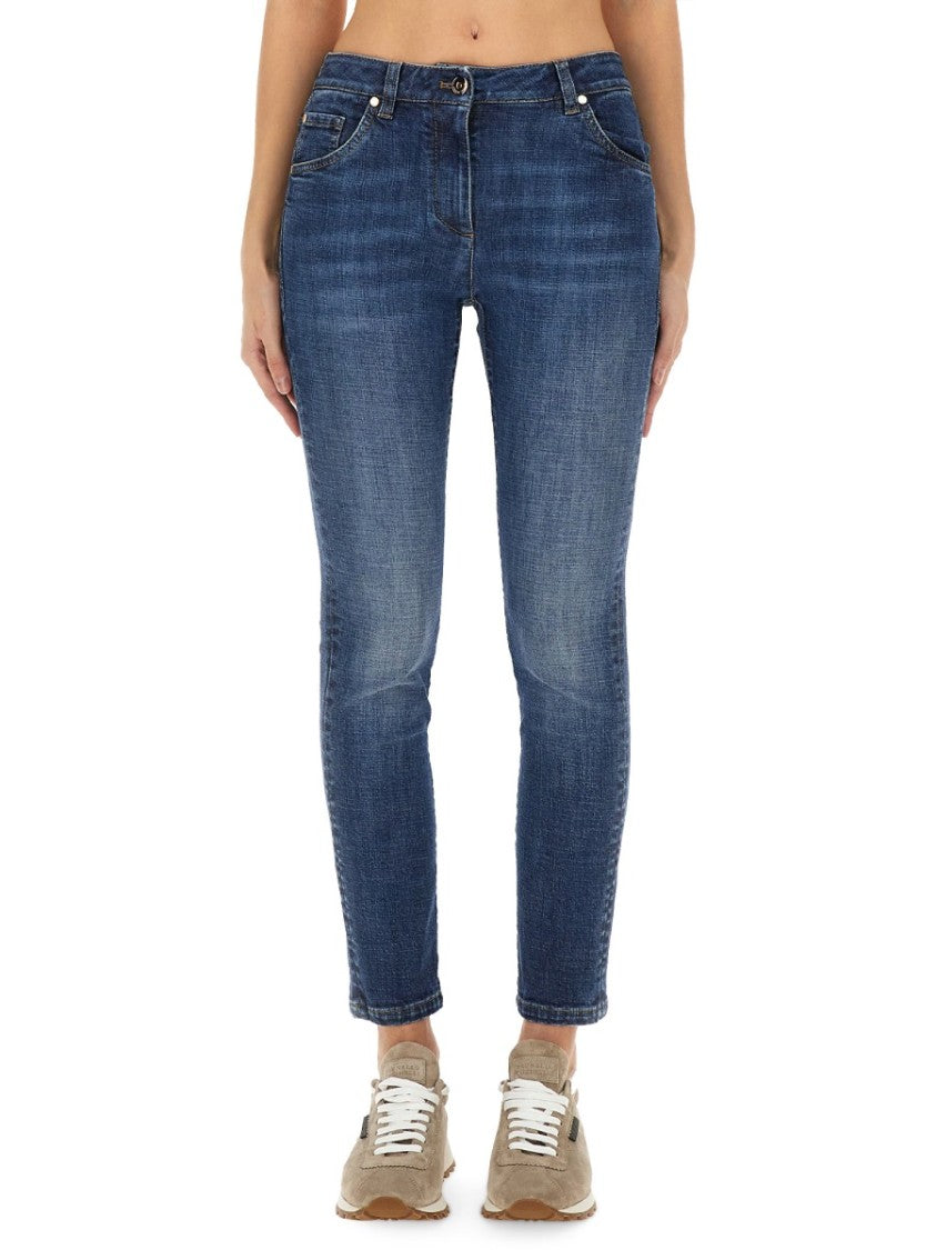 Brunello Cucinelli Slim Fit Denim Pants