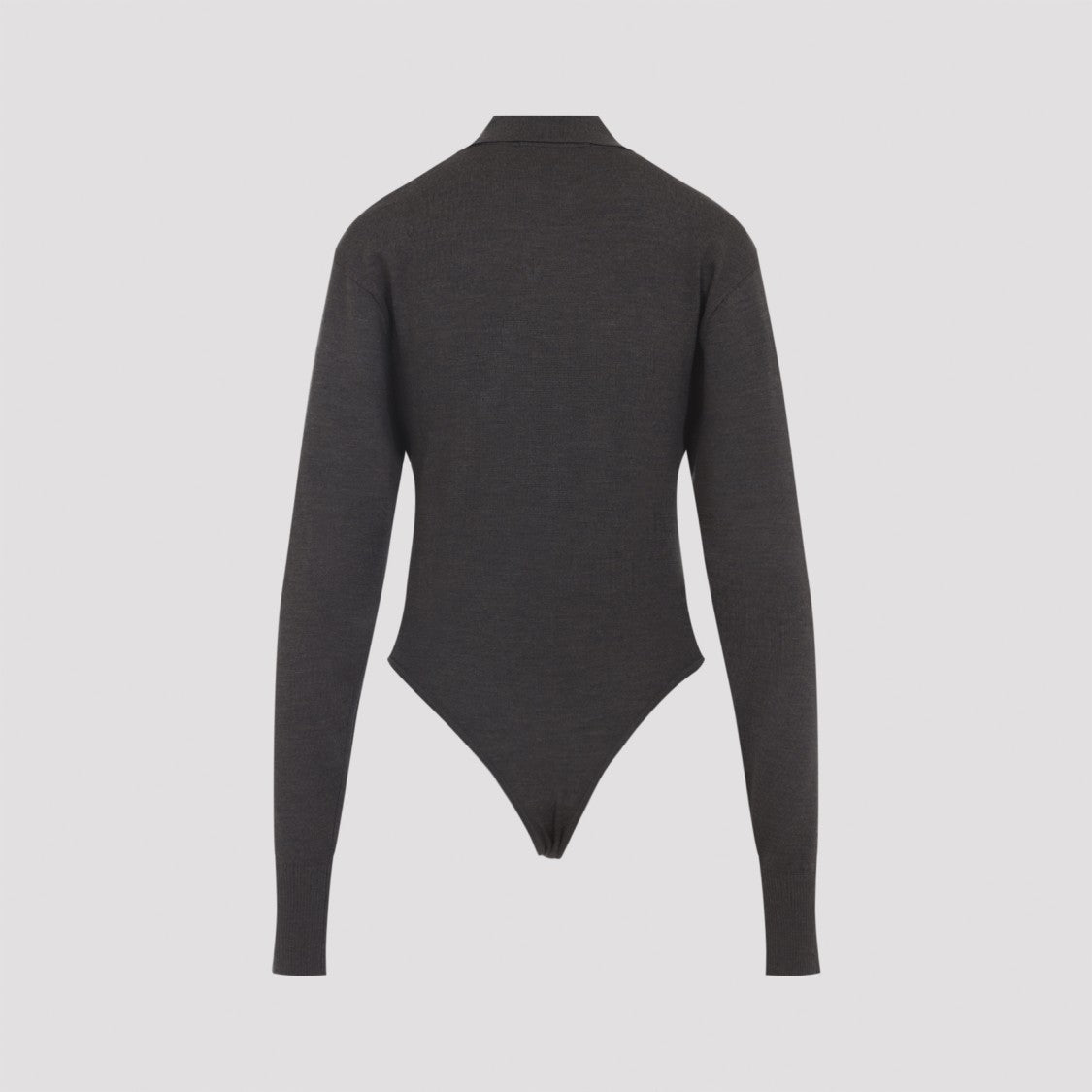 Jacquemus Merino Wool Blend Fitted Bodysuit