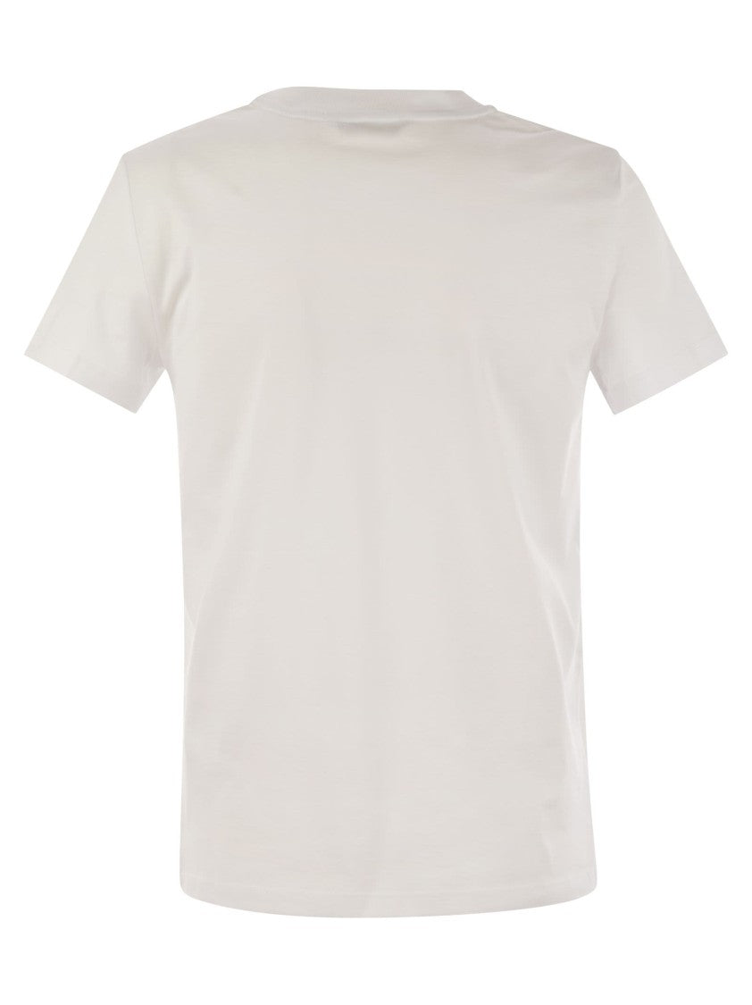 Max Mara Nunzio - Short-Sleeved T-Shirt With Pocket And Embroidery