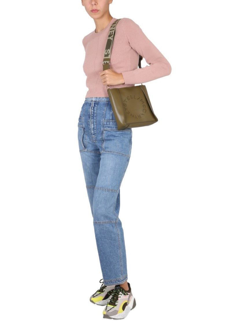 Stella Mccartney Cropped Wool Jersey Sweater
