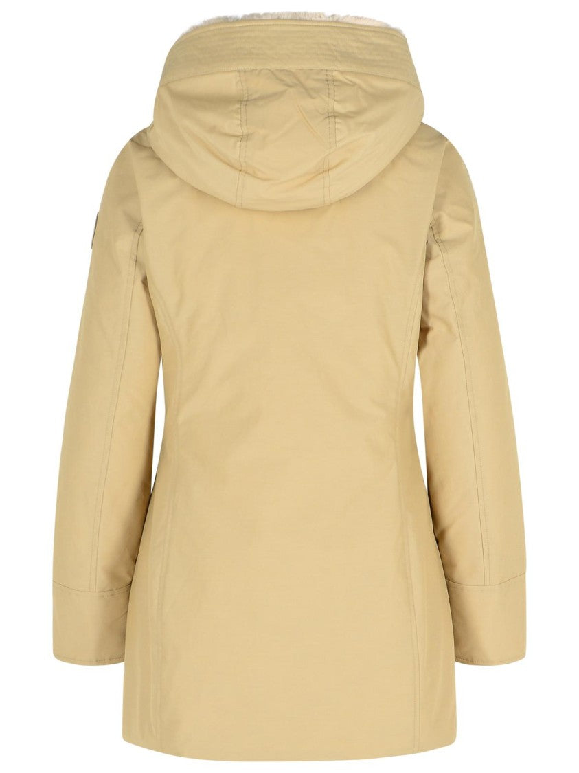 Woolrich John Rich & Bros Boulder' Beige Cotton Blend Parka