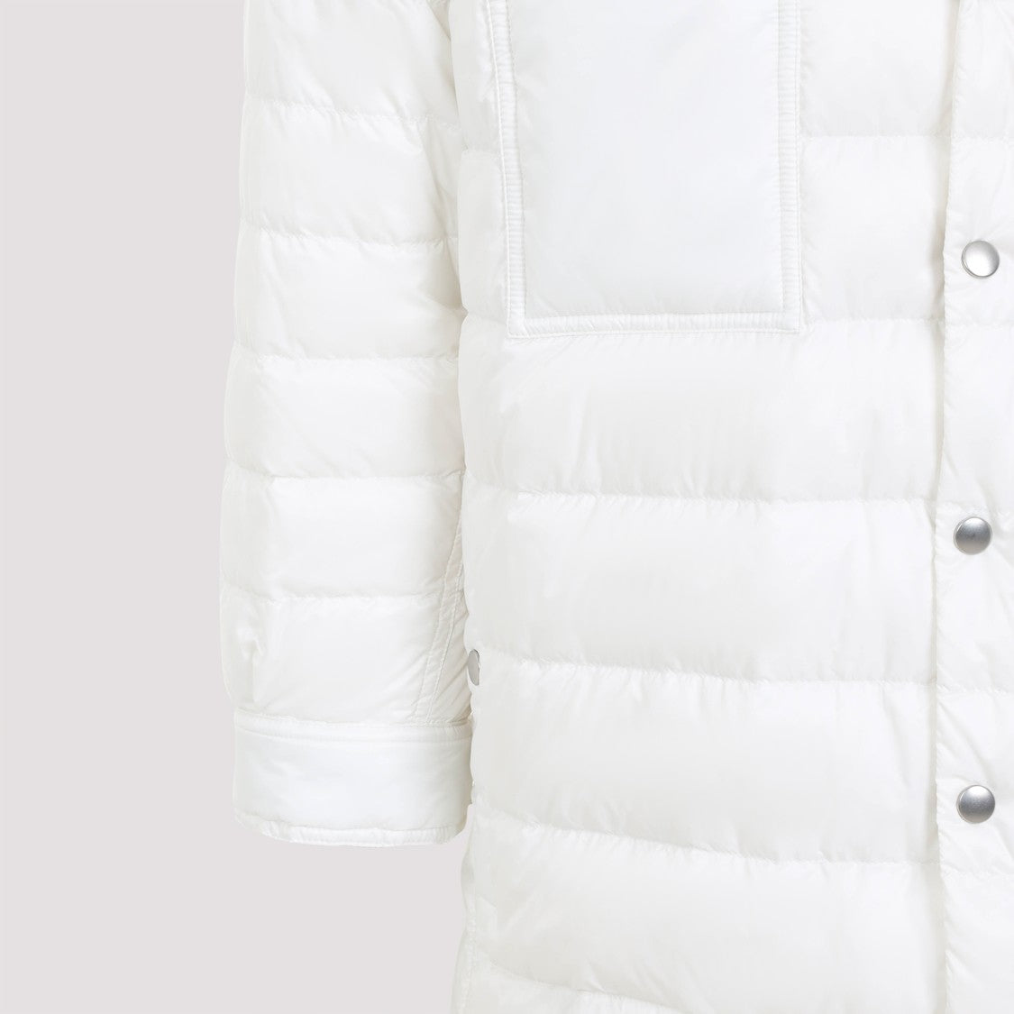 Moncler X Rick Owens Milk White Padded Outer Shirt Jacket