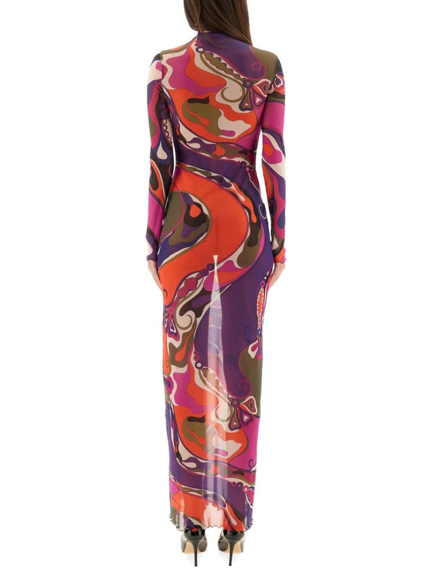 Pucci Orchid Print Dress