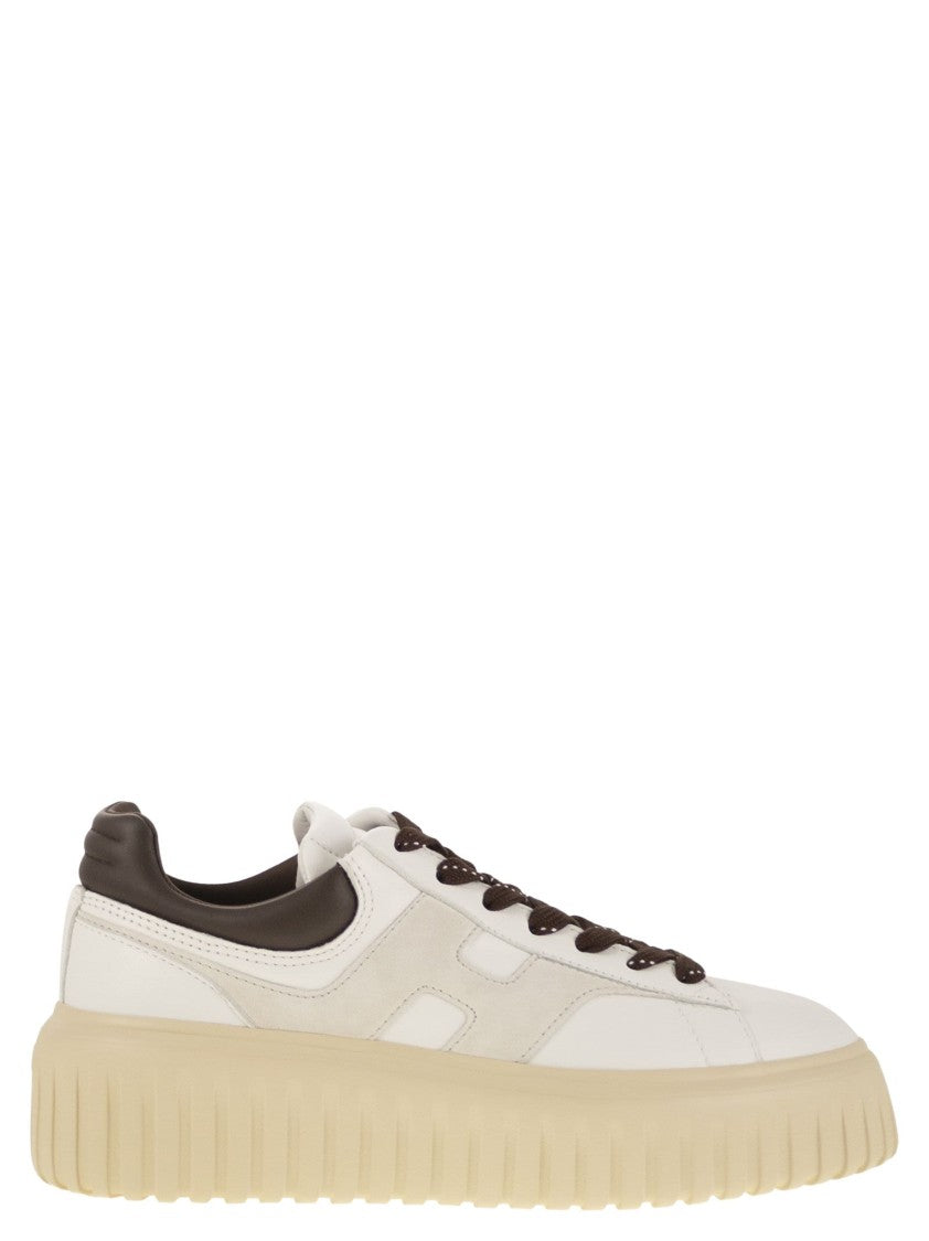 Hogan H-Stripes Leather Trainers