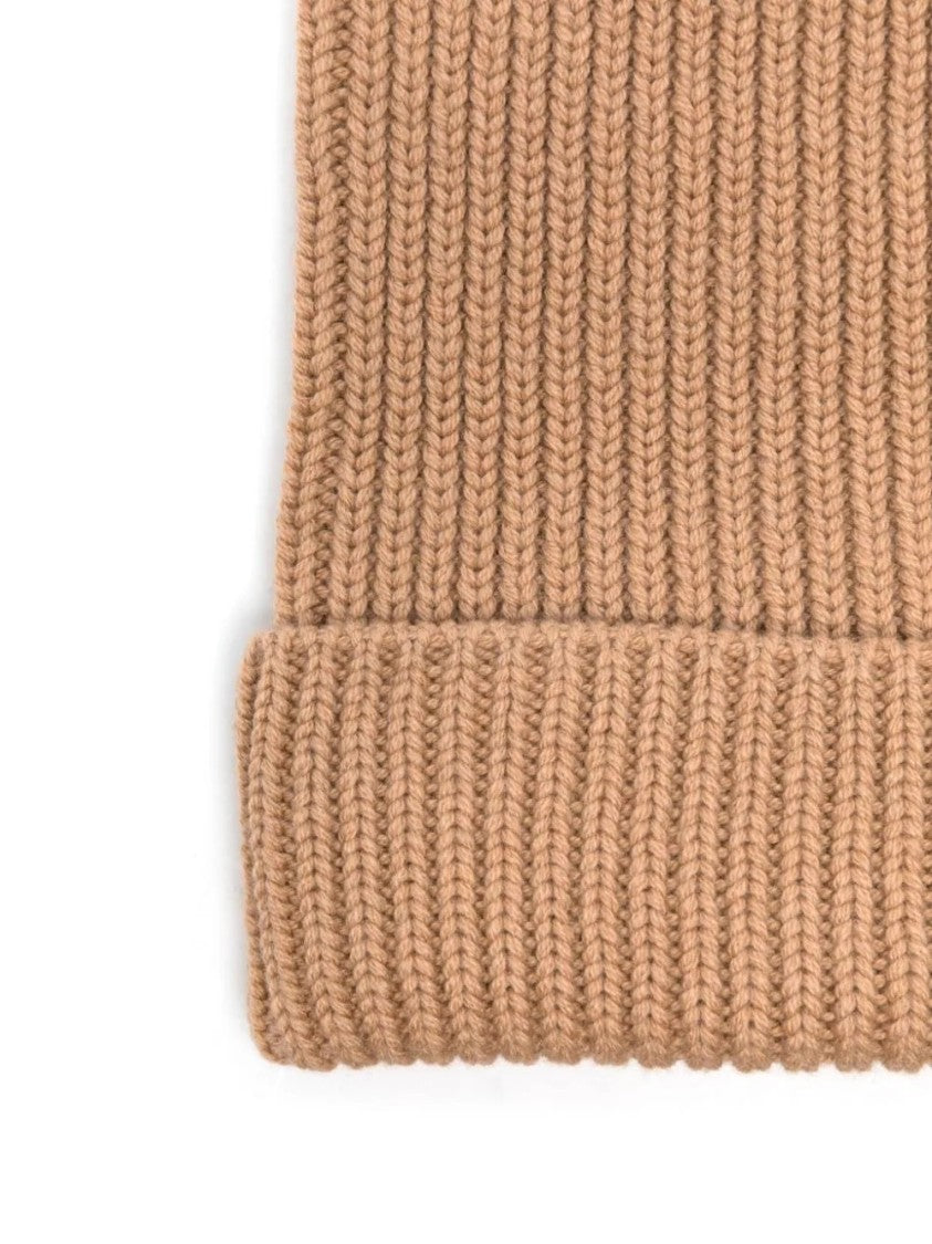 Fabiana Filippi Brown Wool/Silk/Cashmere Blend Beret