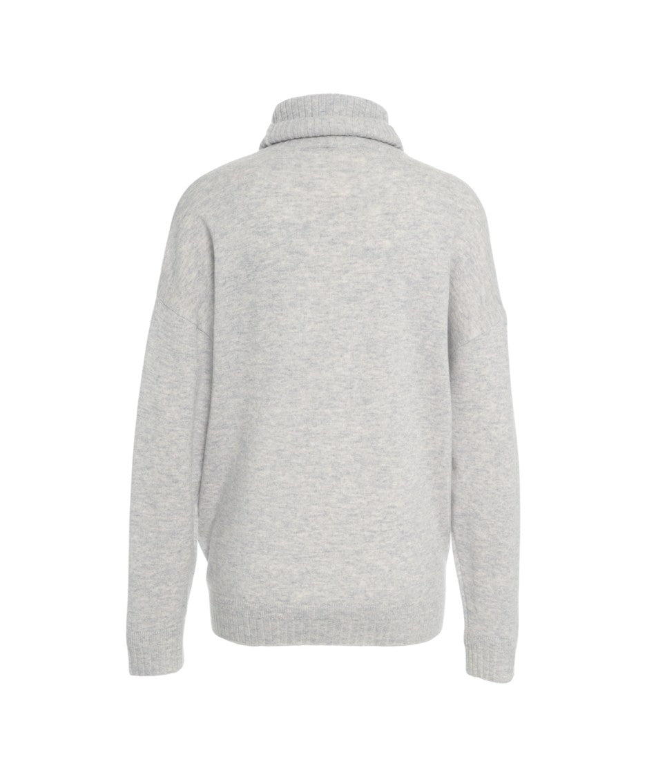 Liu Jo Heathered Knit Turtleneck Sweater