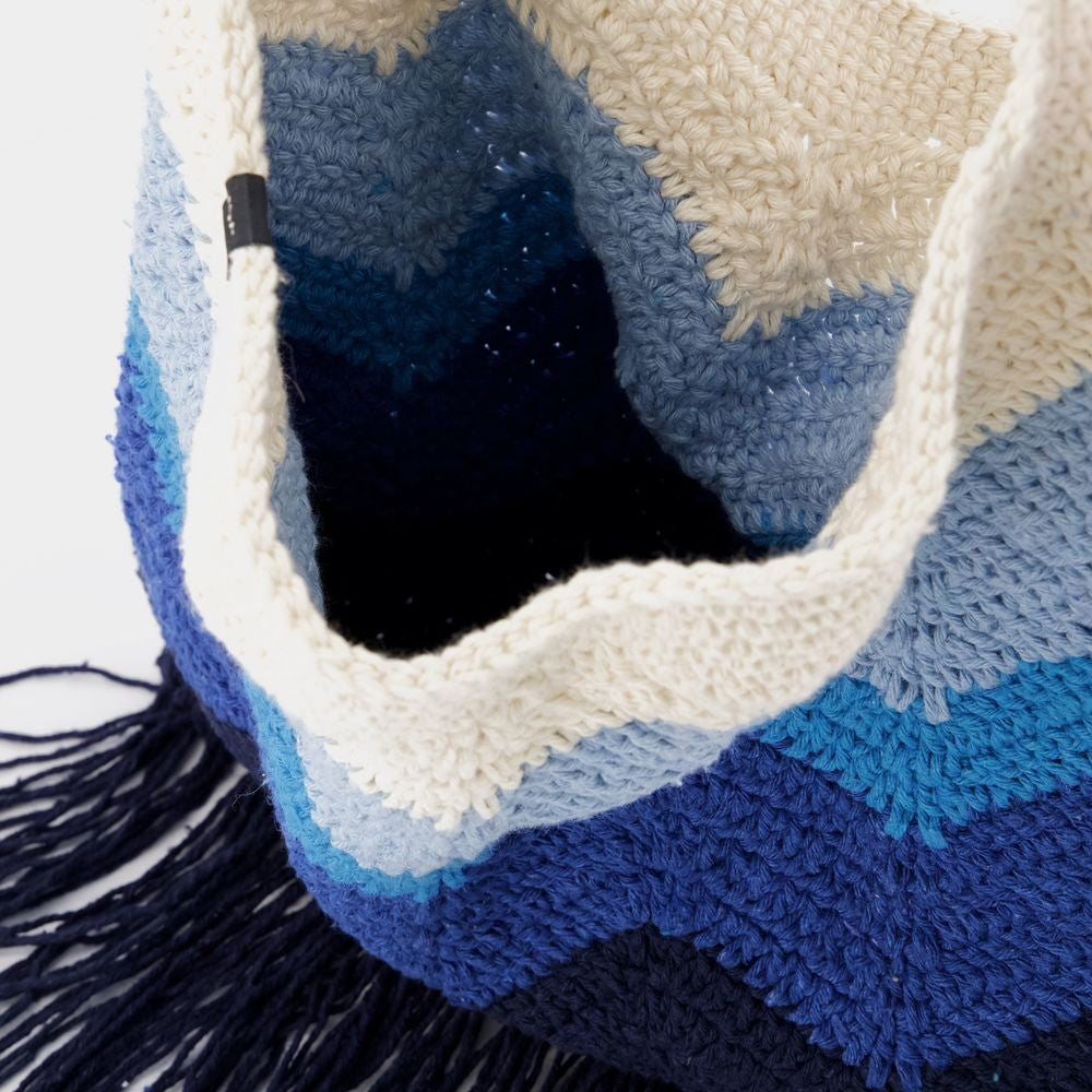 Nannacay Priya Hobo Bag  - Blue - Cotton