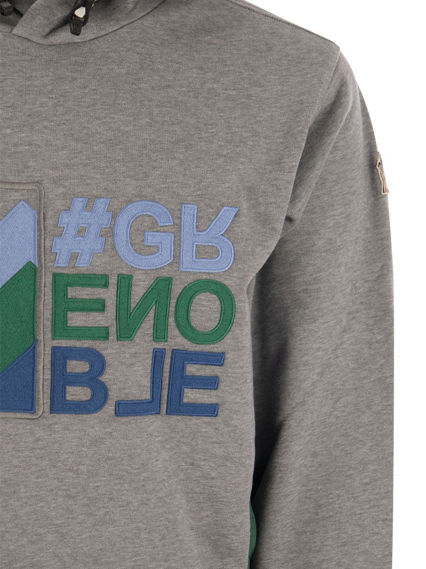 Moncler Grenoble Embroidered Logo Hoodie