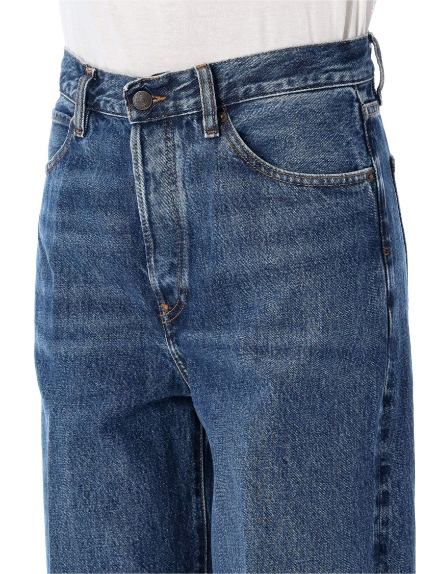 Frame Wide-Leg Denim Jeans With High Waist