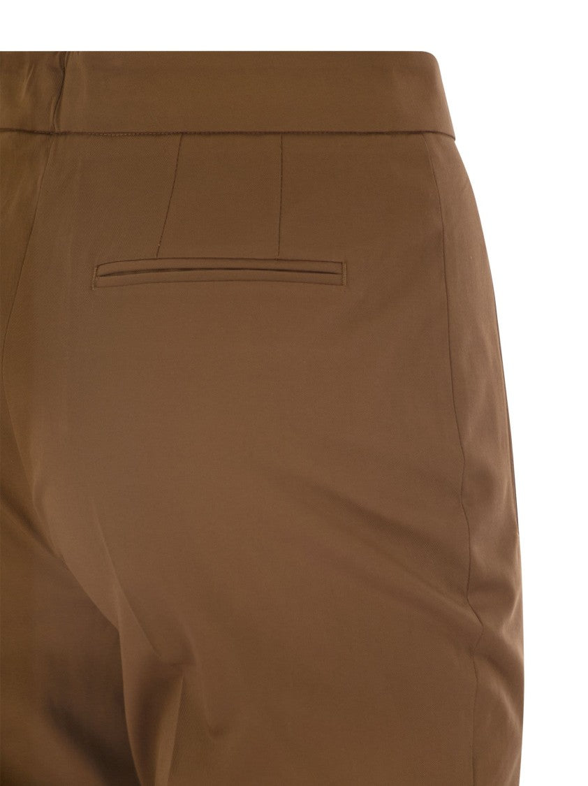 Pt Torino Frida - Cotton And Silk Trousers
