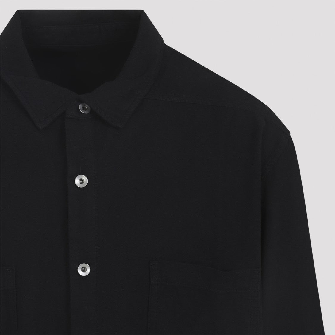 Drkshdw By Rick Owens Black Cotton Jumbo Outershirt