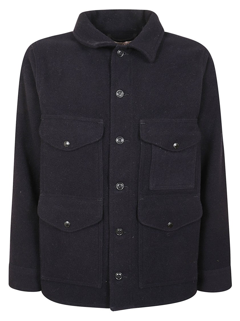 Filson Mackinaw Cruiser Field Jacket With Pointed Collar And Four Patch Pockets