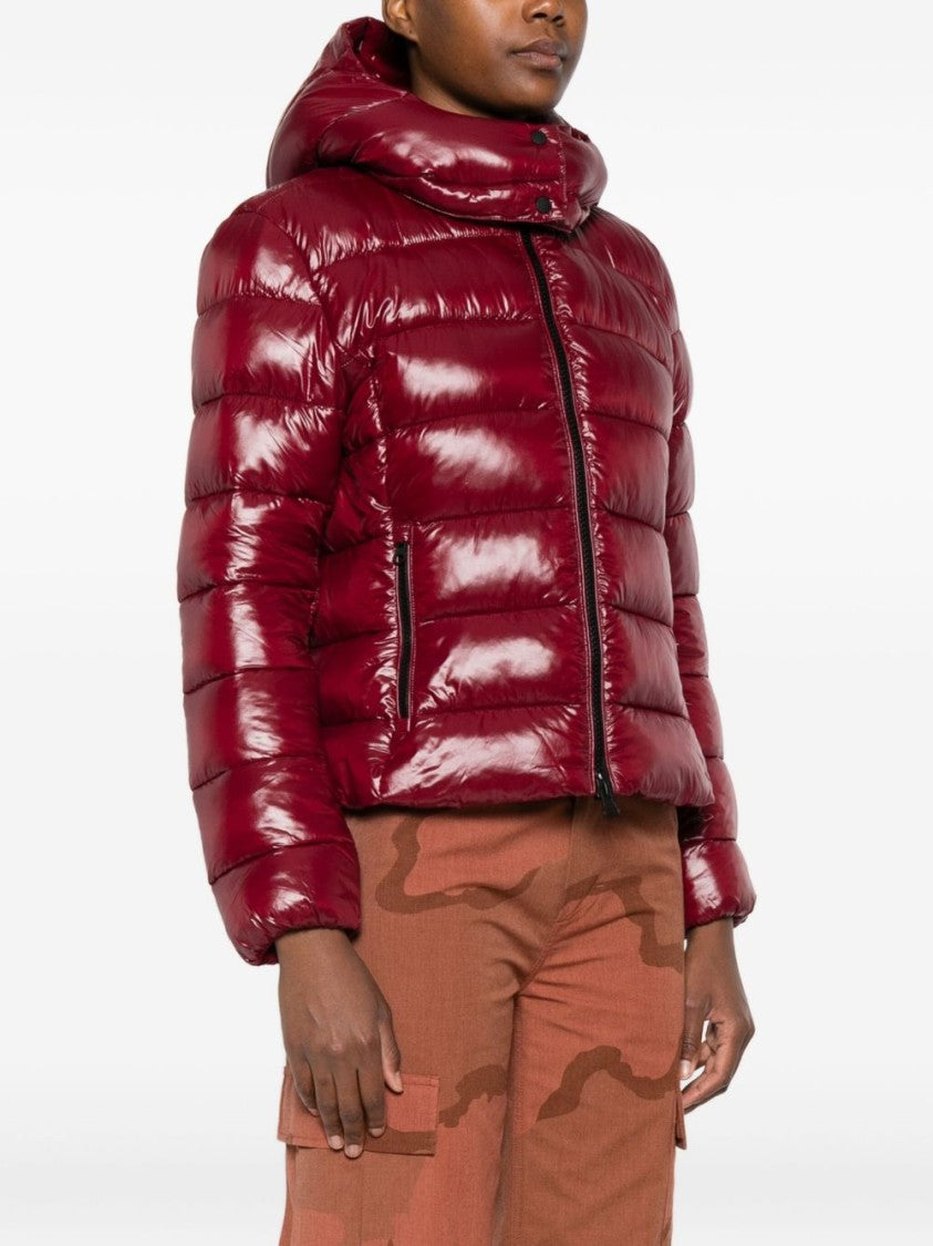 Save The Duck Cropped Puffer-Style Jacket With High Collar