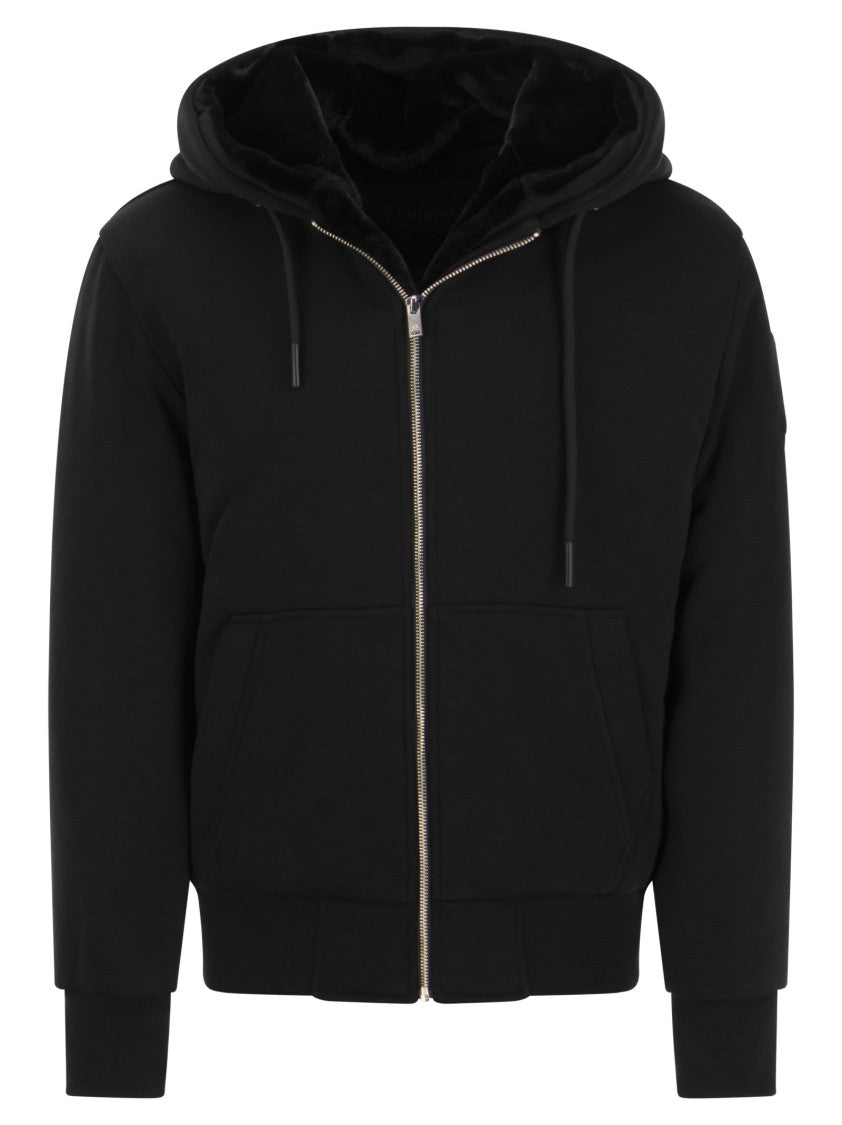 Moose Knuckles Classic Bunny - Faux Fur Lined Hoodie
