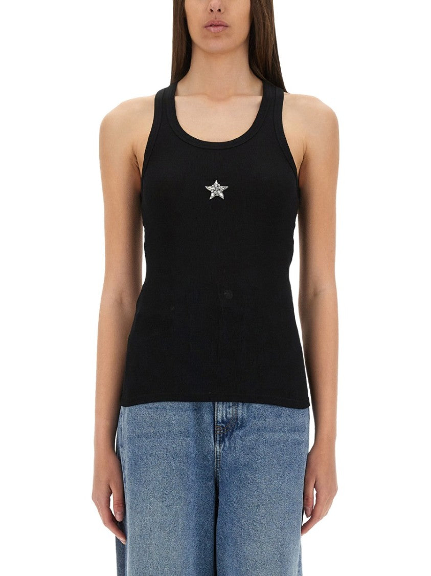 Stella Mccartney "Crystal Mini Star" Tank Top