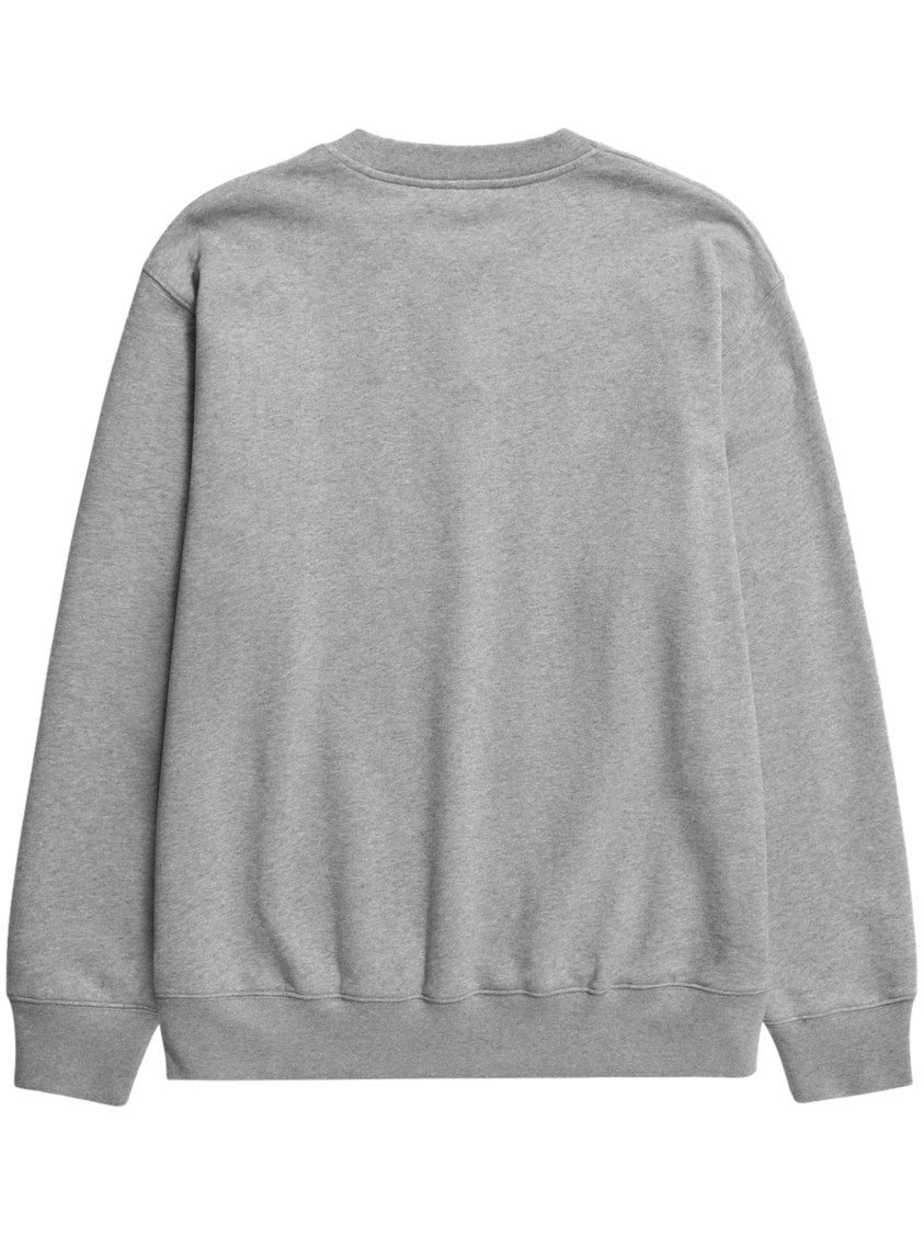 Norse Projects Organic Cotton Knitted Sweater In Classic Grey