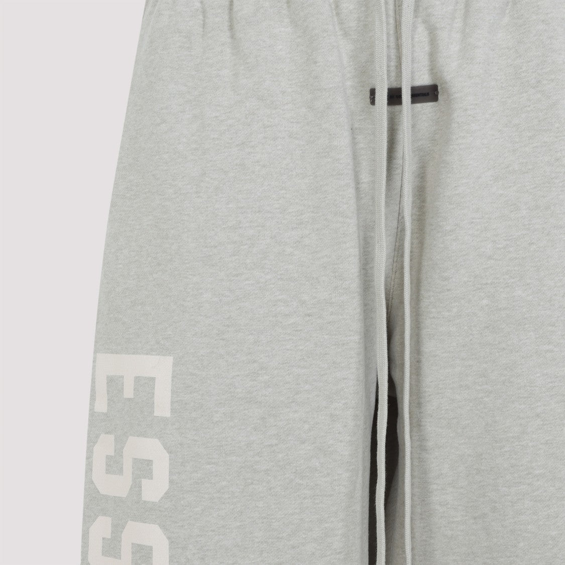 Fear Of God Heather Stone Grey Cotton Lounge Fleece Sweatpants