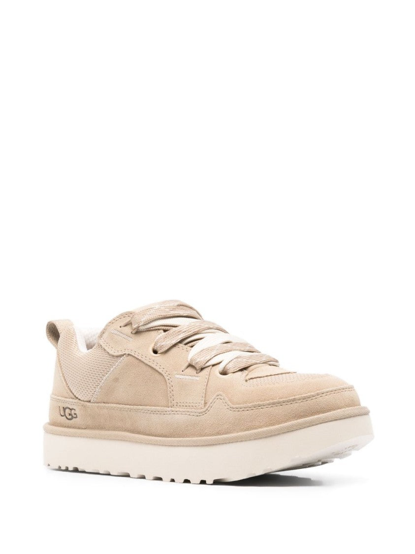 Ugg Beige Ankle Boots With Suede