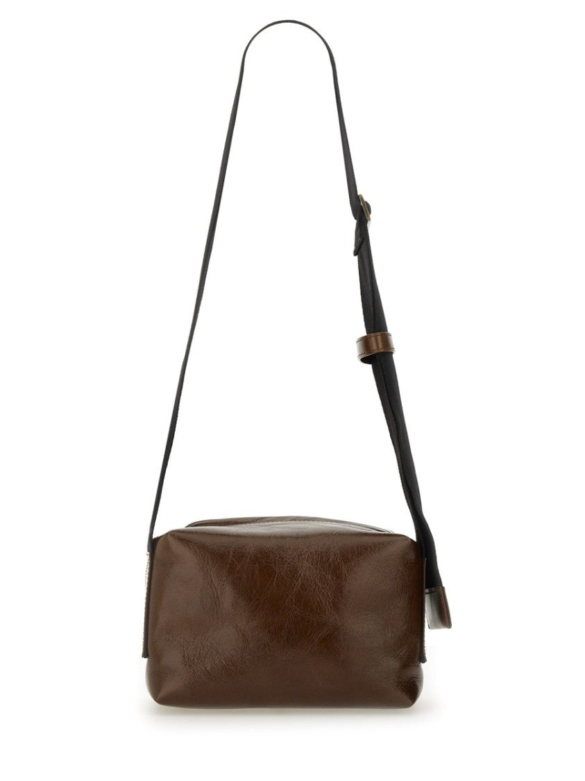 Uma Wang Leather Shoulder Bag