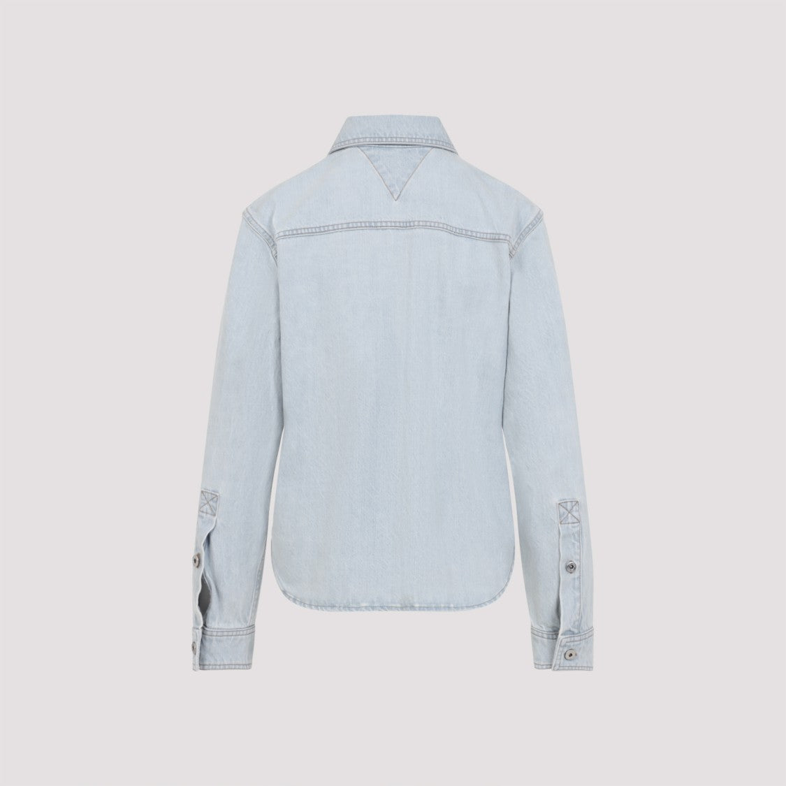 Bottega Veneta Light Blue Cotton Denim Jacket