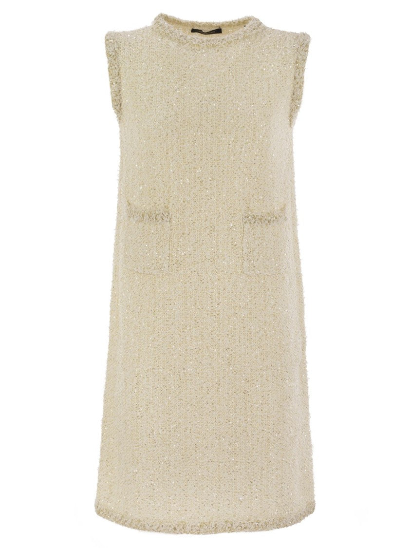 Fabiana Filippi Mini Dress In Tweed-Effect Yarn