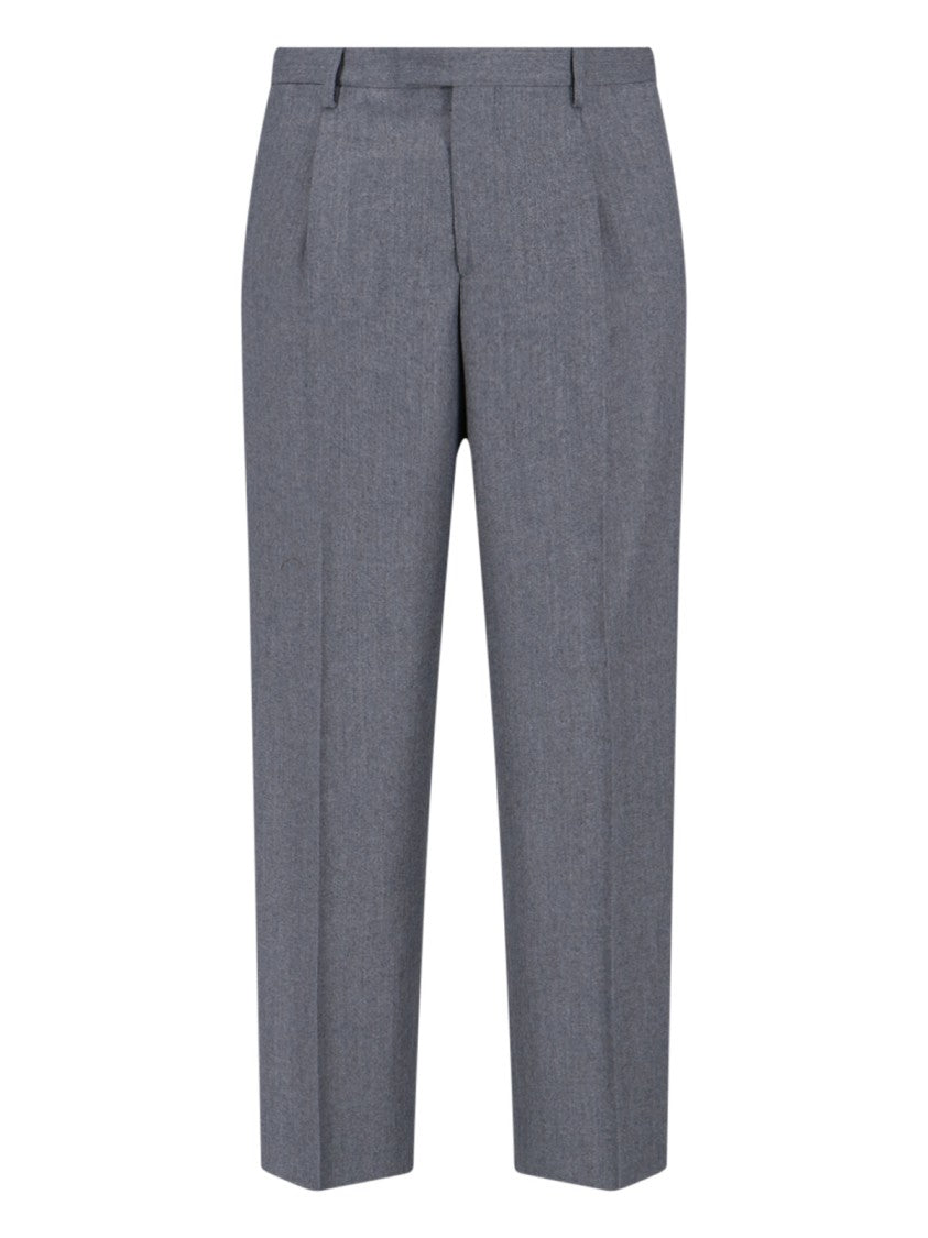 Briglia Classic Straight-Leg Trousers With Structured Waistband