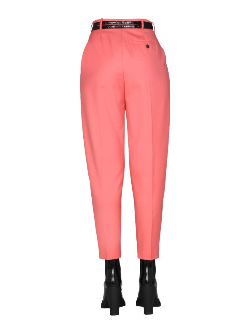 Alexander Mcqueen High-Waisted Peg Leg Pants