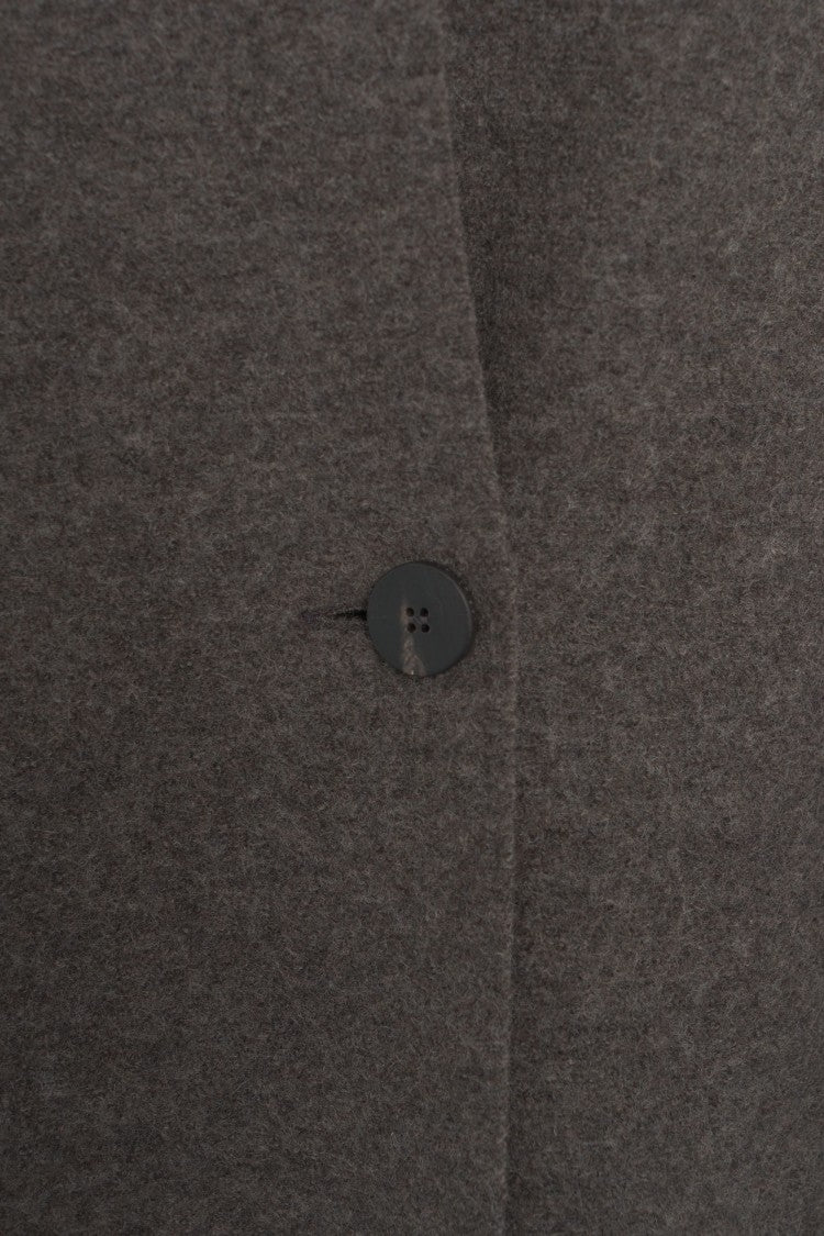 Harris Wharf London Refined Wool Coat With Relaxed Silhouette