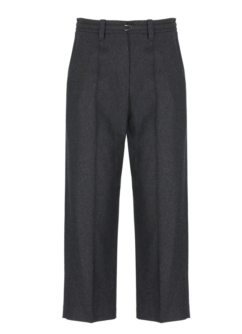 Brunello Cucinelli Grey Virgin Wool Pants