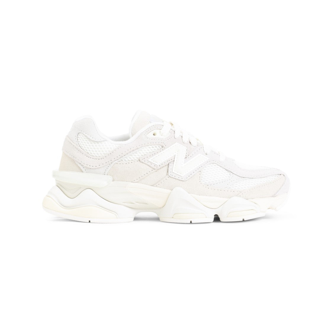 New Balance Layered Design Chunky Sneakers With Wave-Style Sole