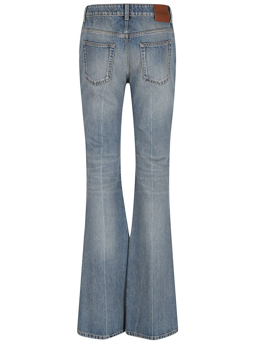 Alexander Mcqueen High-Waisted Flared Jeans