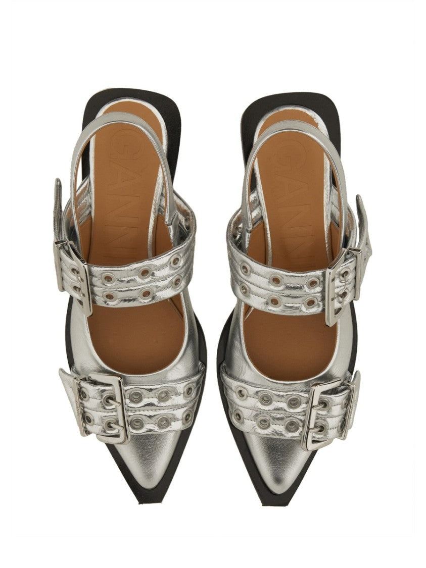 Ganni Ballerina With Buckle